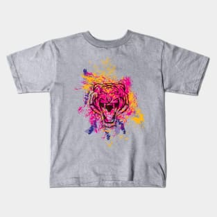 Colorful Tiger Kids T-Shirt